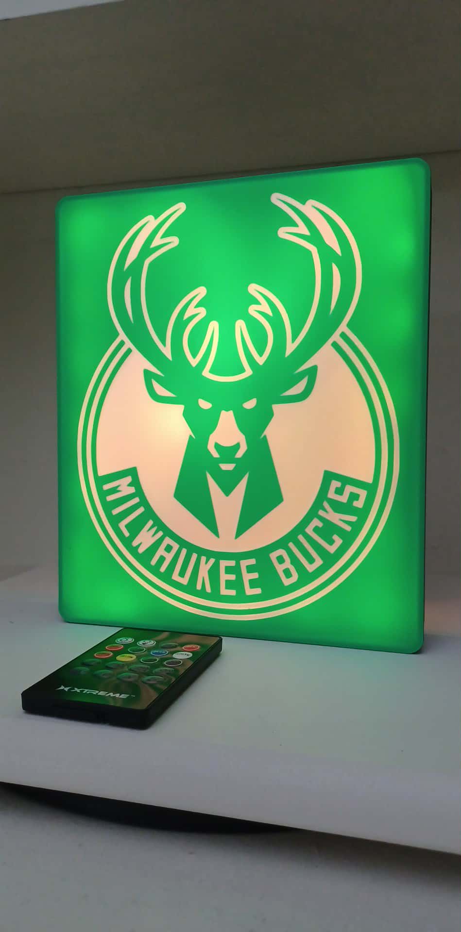 Bucks rectangle LED light box – custom 3D printed – Lit Layer Creations